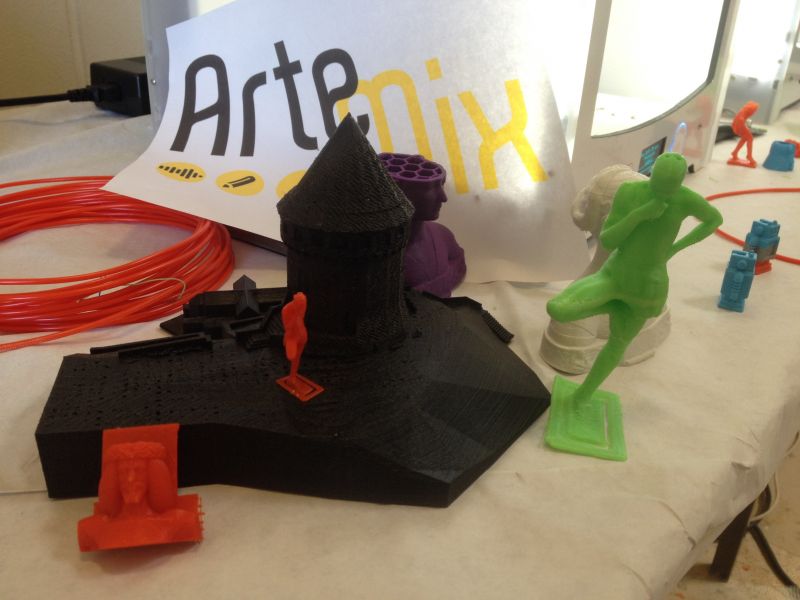 des objets imprimés en 3D